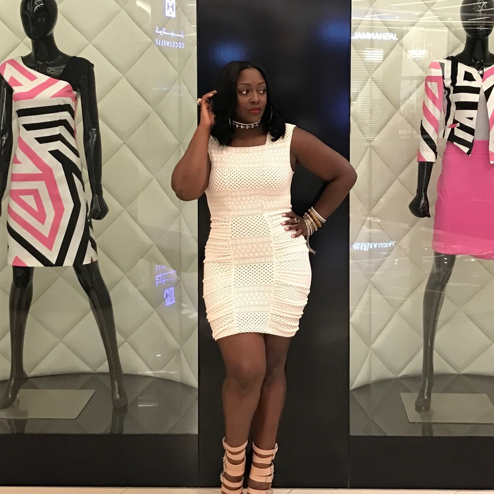 Off white dress